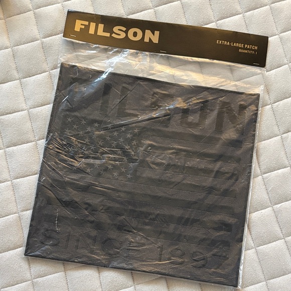 Filson Black Extra-Large Patch